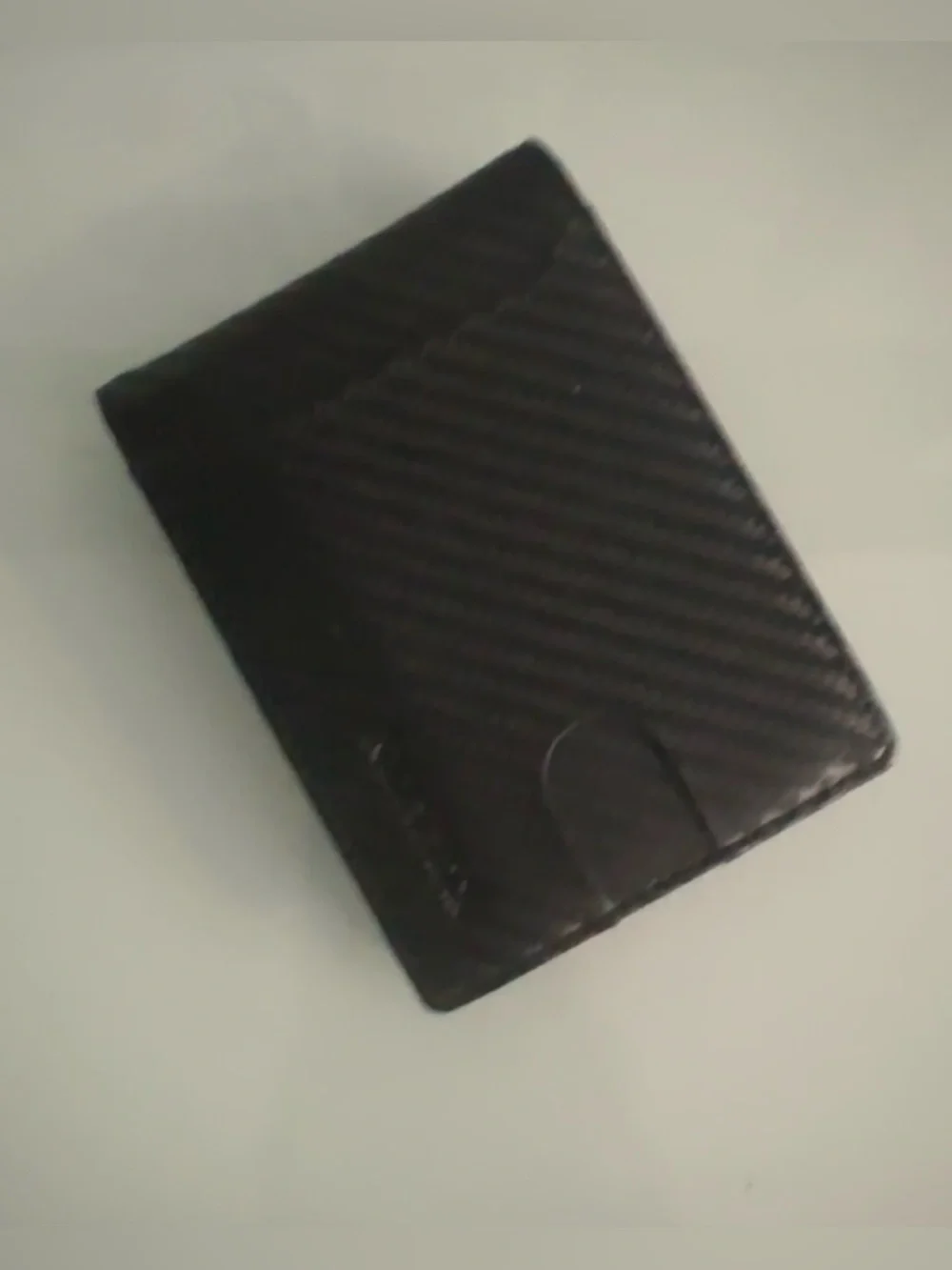 BLACK Minimalistic Bi-Fold Wallet